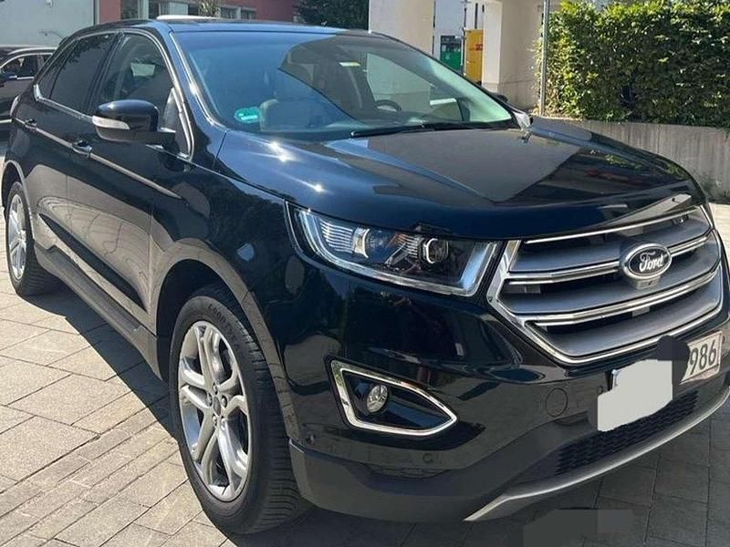Schwarz Gebraucht 2016 Ford Edge Titanium SUV | 20.500 € (Fairer Preis) - Bild 1/4