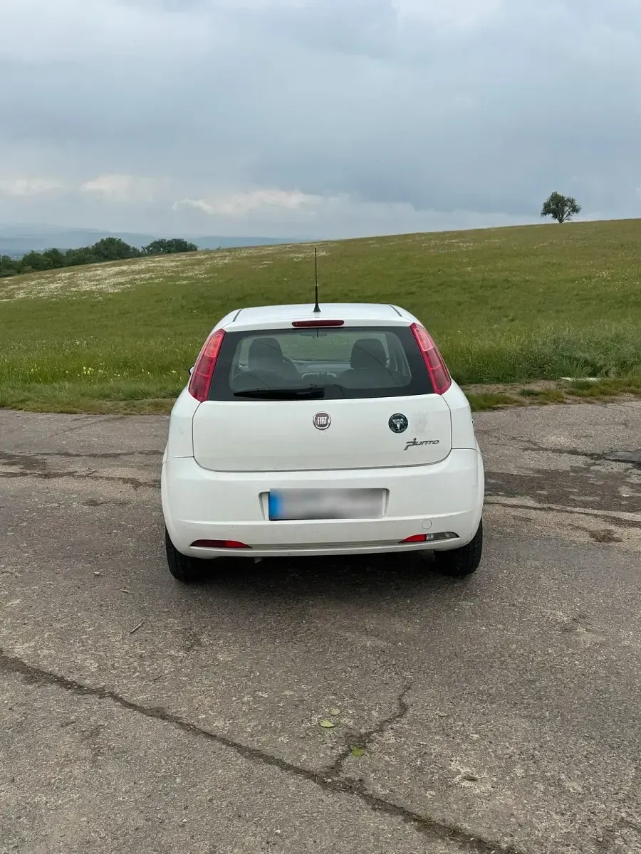 Gebraucht Fiat Punto 77 PS (56 kW) 2009 Weiß Kleinwagen