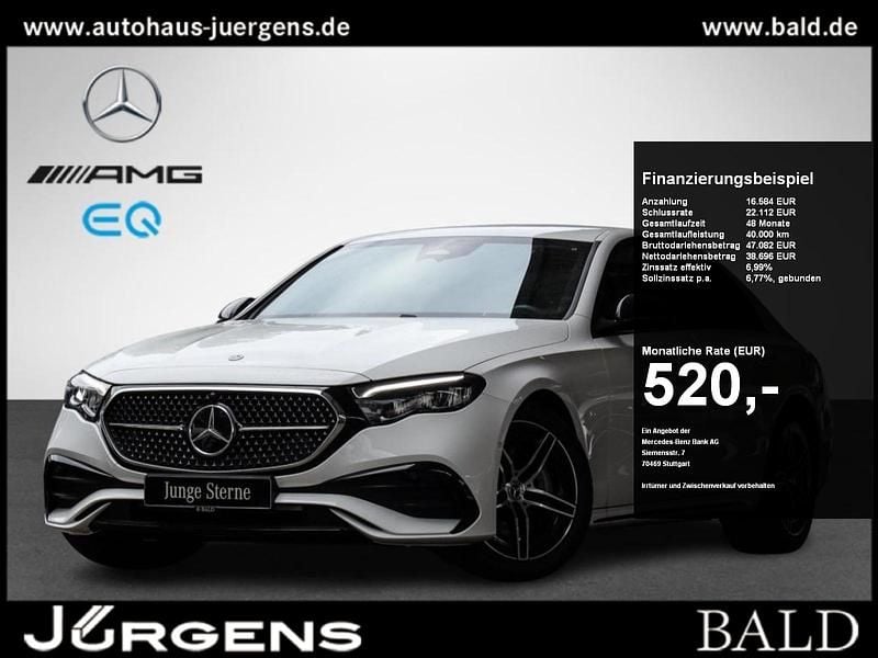 Weiss polarweiss Gebraucht 2024 Mercedes E220 Advanced Limousine | 54.280 € (Fairer Preis) - Bild 1/4
