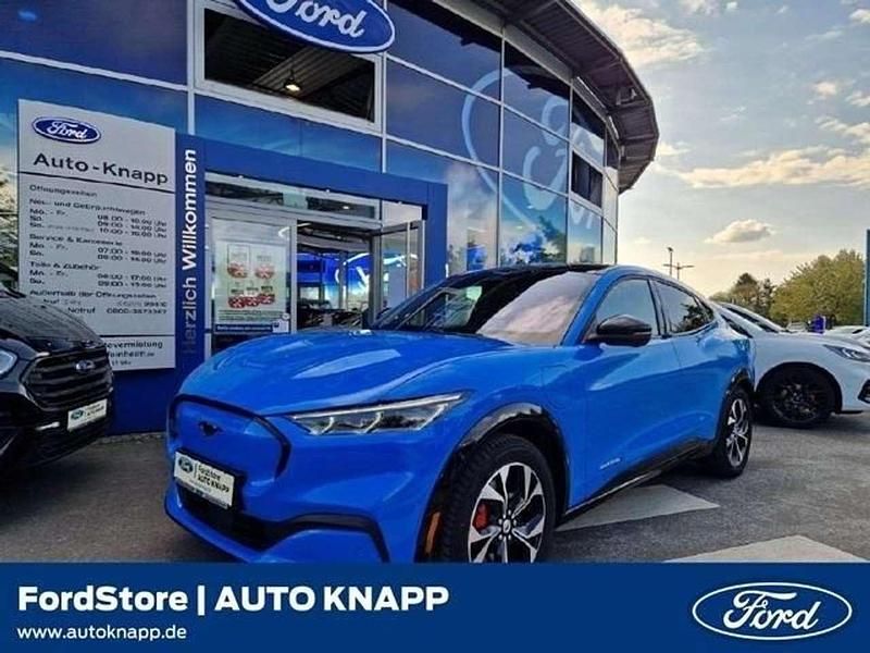 Grabber blue metallic Gebraucht 2023 Ford Mustang Mach-E Premium SUV | 38.890 € (Guter Preis) - Bild 1/4