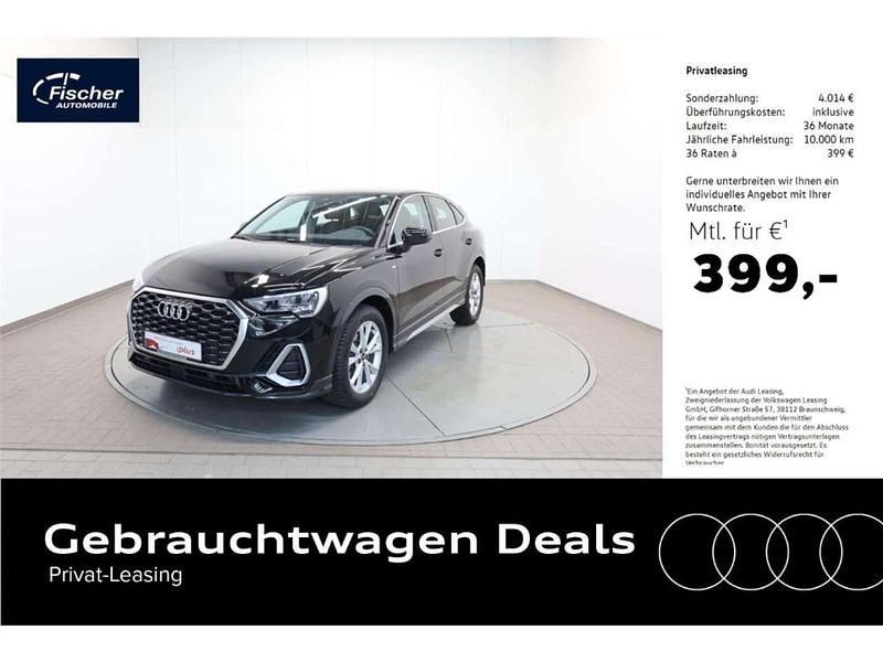 Mythosschwarz metallic Gebraucht 2024 Audi Q3 Sportback S-Line SUV | 38.880 € (Guter Preis) - Bild 1/2