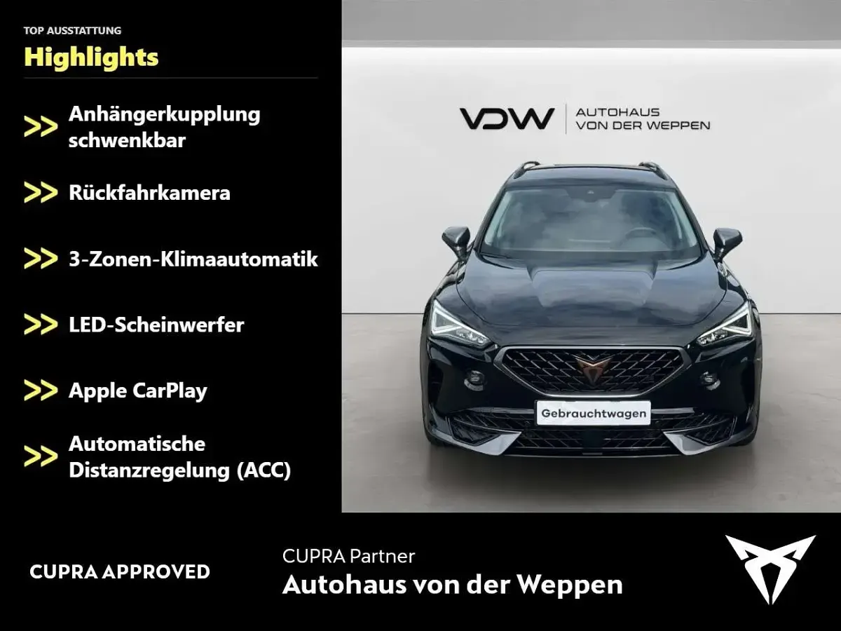 Gebraucht Cupra Formentor 150 PS (110 kW) 2024 Schwarz SUV