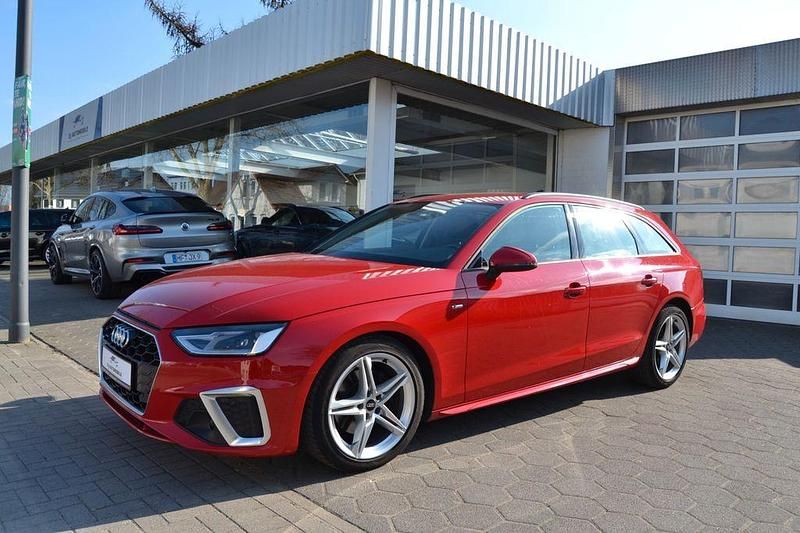 Rot Gebraucht 2021 Audi A4 S-Line Kombi | 18.490 € (Superpreis) - Bild 1/4