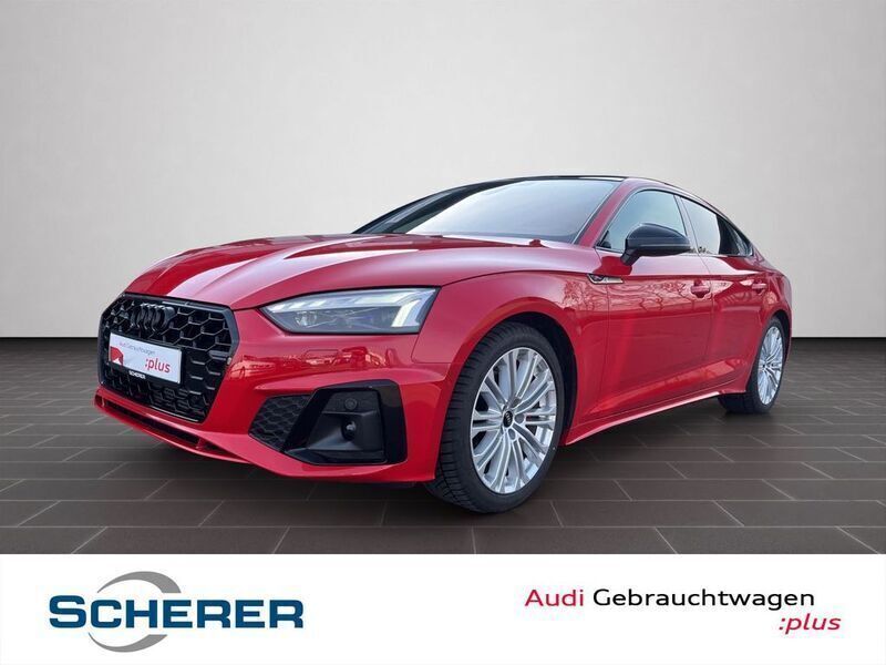 Progressivrot metallic Gebraucht 2024 Audi A5 Sportback Business Limousine | 50.880 € (Teuer) - Bild 1/4