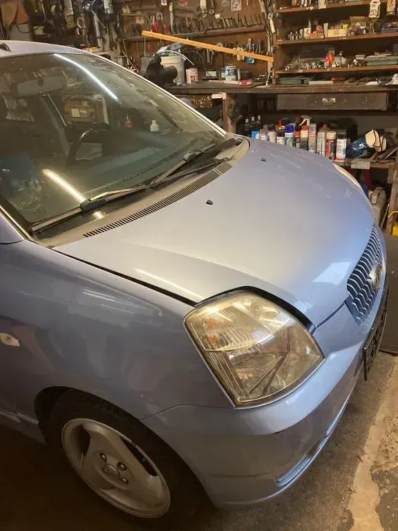 Gebraucht Kia Picanto EX 65 PS (47 kW) 2004 Blau Kleinwagen