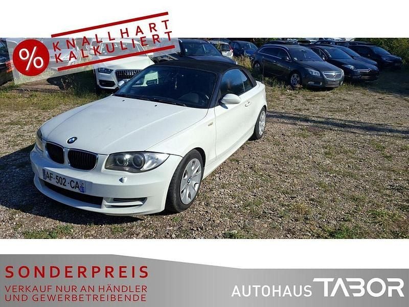 Black sapphire metallic Gebraucht 2008 BMW 120 Cabriolet Performance Cabrio | 5.485 € (Guter Preis) - Bild 1/4