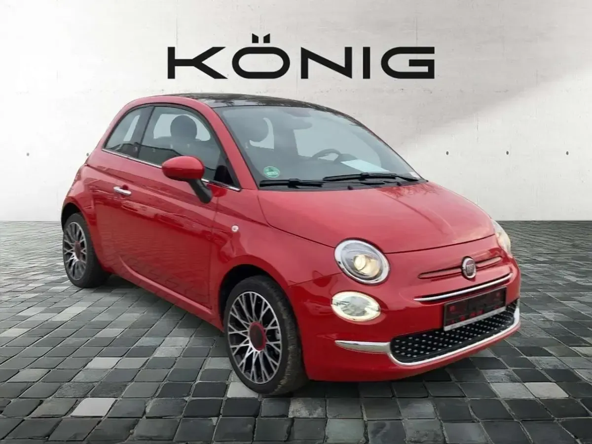 Gebraucht Fiat 500 Red 69 PS (50 kW) 2023 Passione rot Kleinwagen