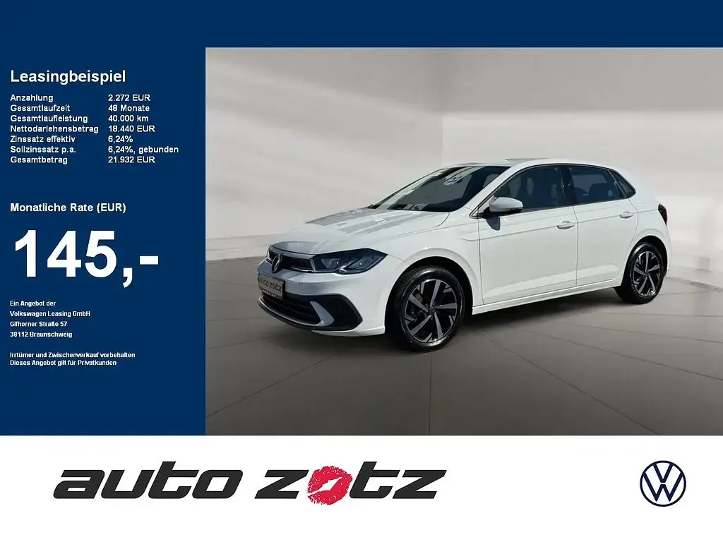 Usata VW Polo Life 95 CV (69 kW) 2024 Utilitaria