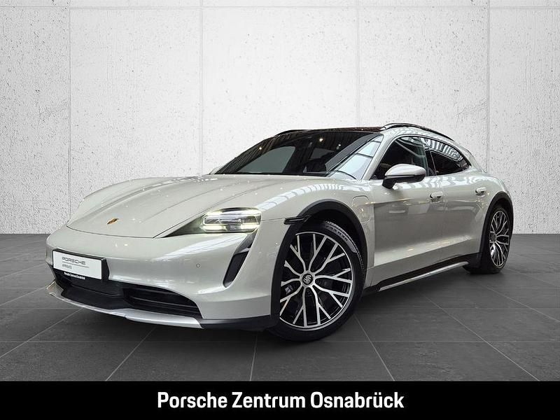 Schwarz (tiefschwarzmetallic) Gebraucht 2021 Porsche Taycan Cross Turismo Limousine | 69.900 € - Bild 1/4