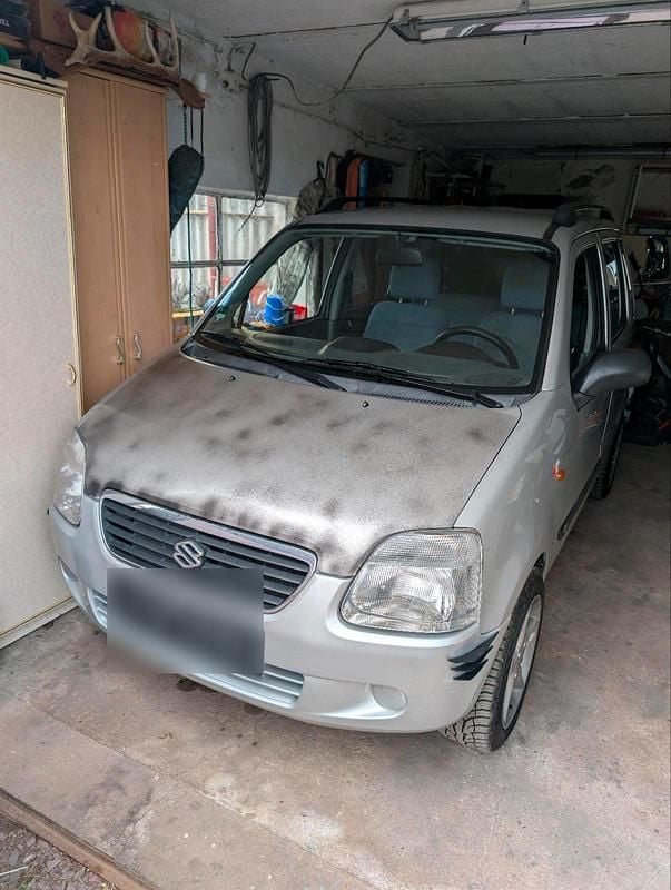 Gebraucht Suzuki Wagon R+ 77 PS (56 kW) 2001 Silber Van / Kleinbus