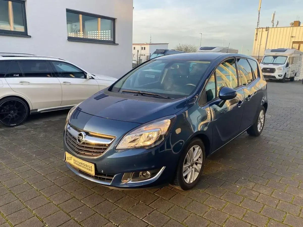 Gebraucht Opel Meriva drive 120 PS (88 kW) 2016 Blau Van / Kleinbus