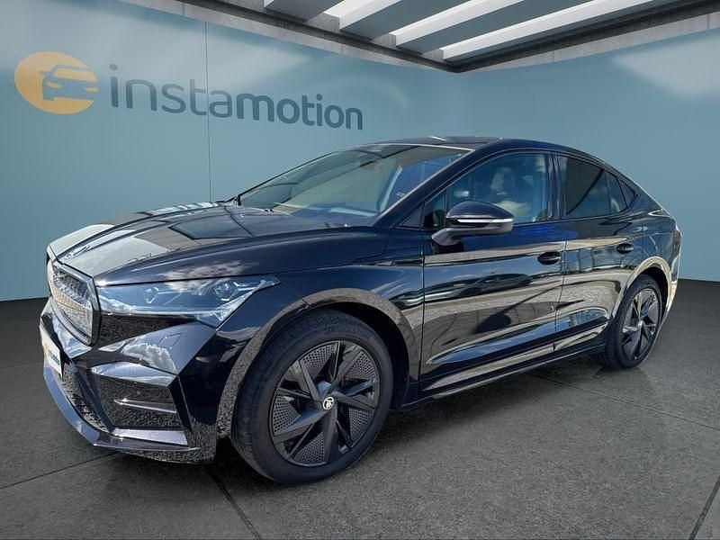 Schwarz Gebraucht 2022 Skoda Enyaq iV RS SUV | 35.099 € (Guter Preis) - Bild 1/4