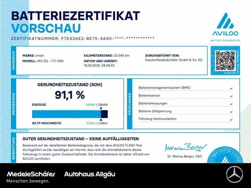 Bodypanels in cool silver (metallic) Gebraucht 2020 Smart ForTwo Electric Drive Coupé | 11.789 € (Etwas zu teuer) - Bild 1/4