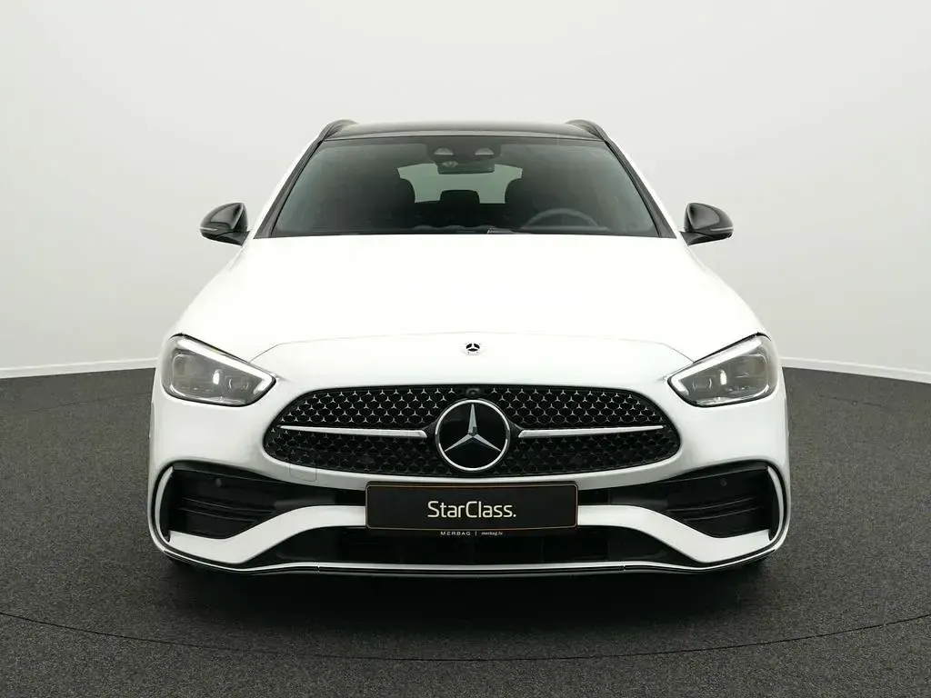 Gebraucht Mercedes C220 AMG Line Premium Plus 197 PS (144 kW) 2025 Weiß Kombi