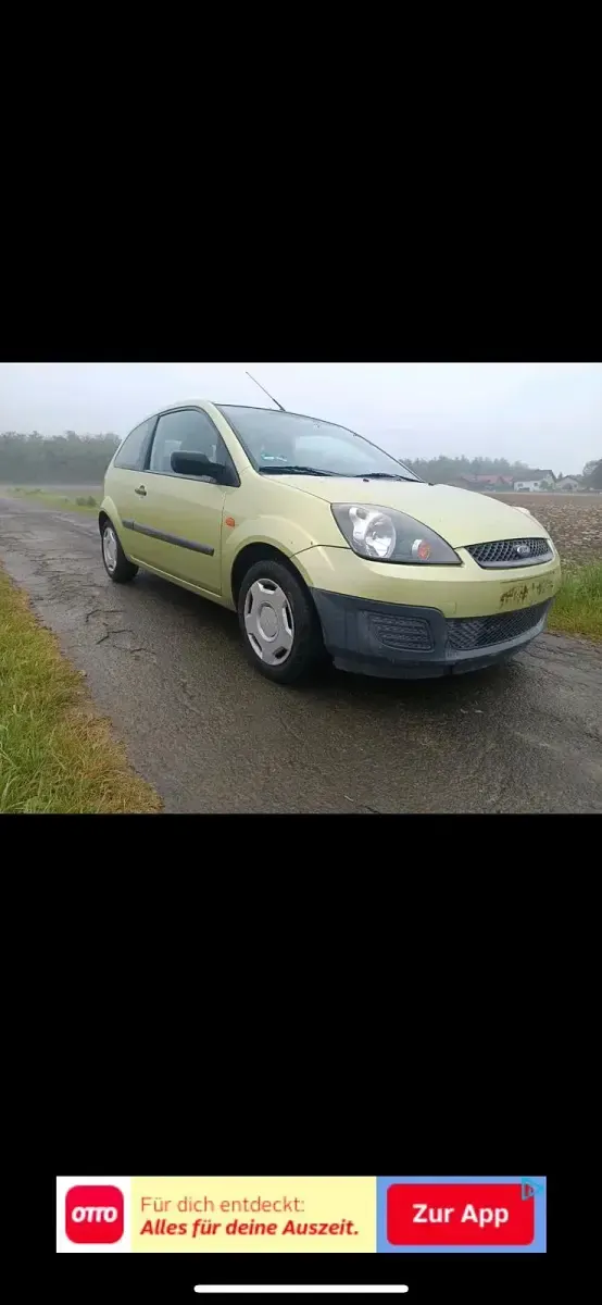 Używany Ford Fiesta 60 KM (44 kW) 2007 Żółty Hatchback