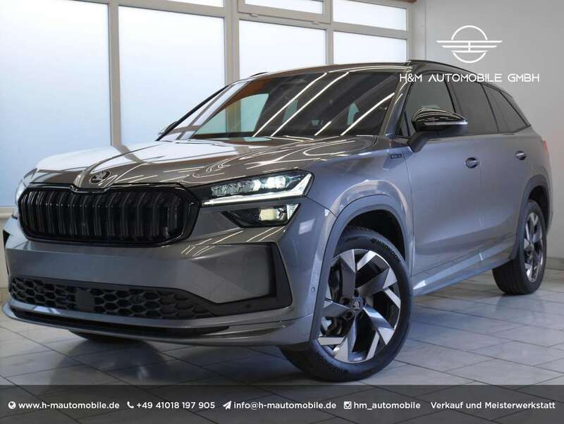 Graphitegrau metallic Neu 2025 Skoda Kodiaq SportLine SUV | 49.899 € (Fairer Preis) - Bild 1/4