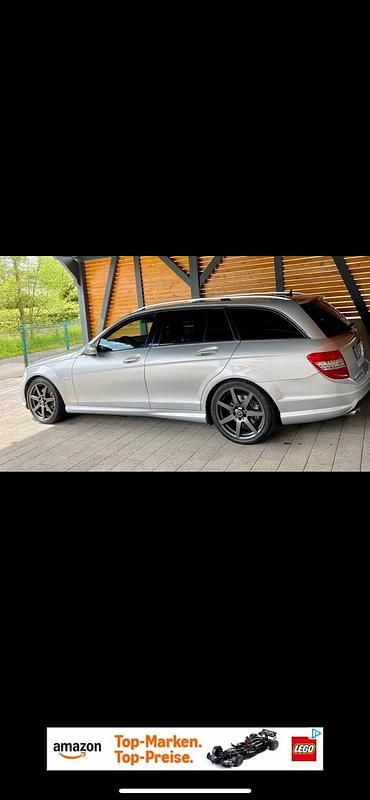 Silber Gebraucht 2010 Mercedes C350 AMG line Kombi | 9.400 € (Fairer Preis) - Bild 1/4