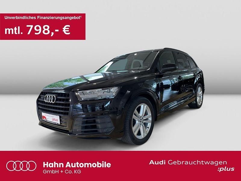Tiefschwarz Gebraucht 2017 Audi SQ7 Design SUV | 42.730 € (Guter Preis) - Bild 1/3