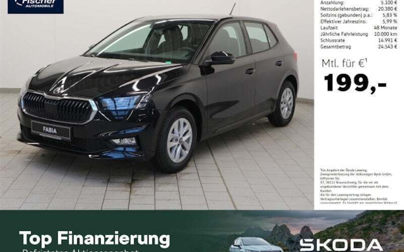 Schwarz Neu 2025 Skoda Fabia Selection Limousine | 25.480 € (Etwas zu teuer) - Bild 1/4