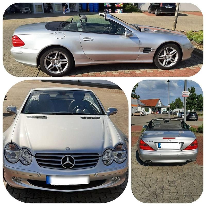 Silber Gebraucht 2003 Mercedes SL500 Cabrio | 18.900 € (Superpreis) - Bild 1/4