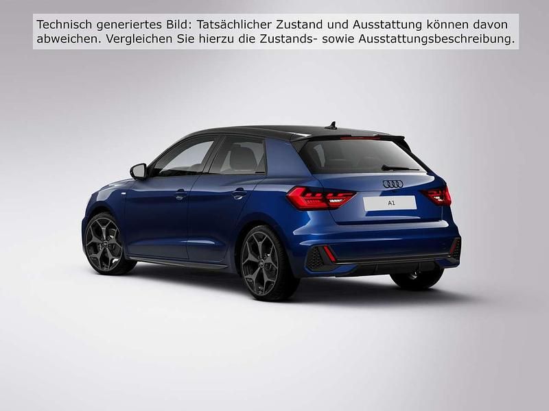 Neu Audi A1 S-Line 116 PS (85 kW) 2025 Navarrablau metallic Limousine