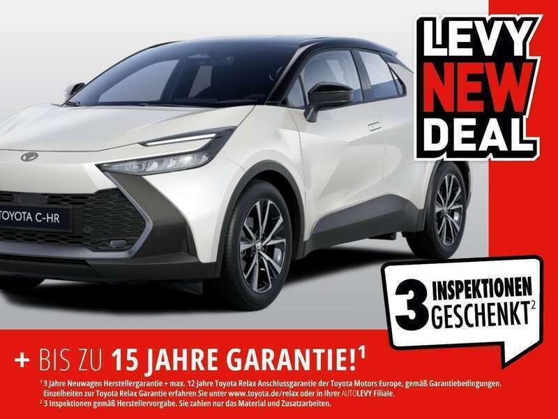 2mq schneeweiß/ dach schwarz Neu 2025 Toyota C-HR SUV | 36.469 € (Guter Preis) - Bild 1/4
