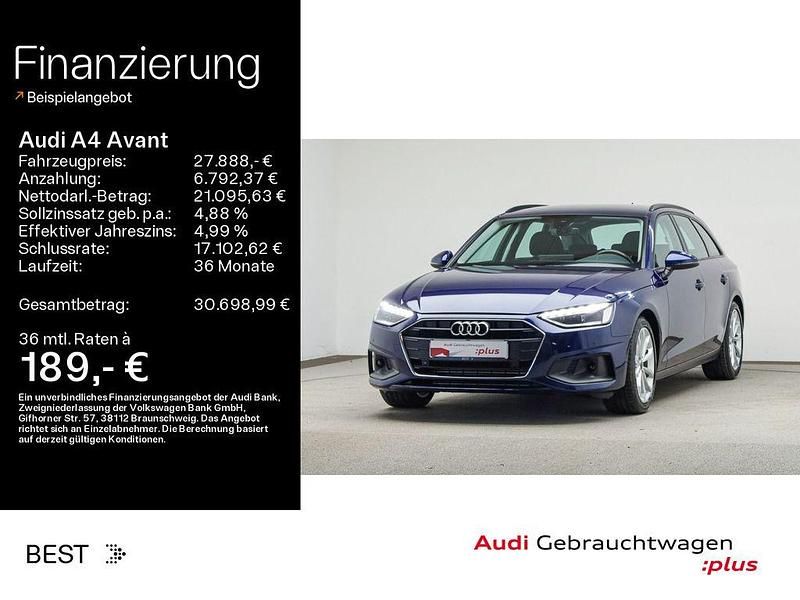 Gebraucht Audi A4 Performance 150 PS (110 kW) 2023 Navarrablau metallic (metallic) Kombi