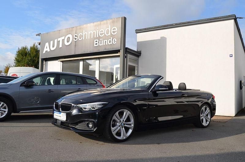 Schwarz Gebraucht 2018 BMW 430 Cabriolet Advantage Cabrio | 27.500 € (Fairer Preis) - Bild 1/4