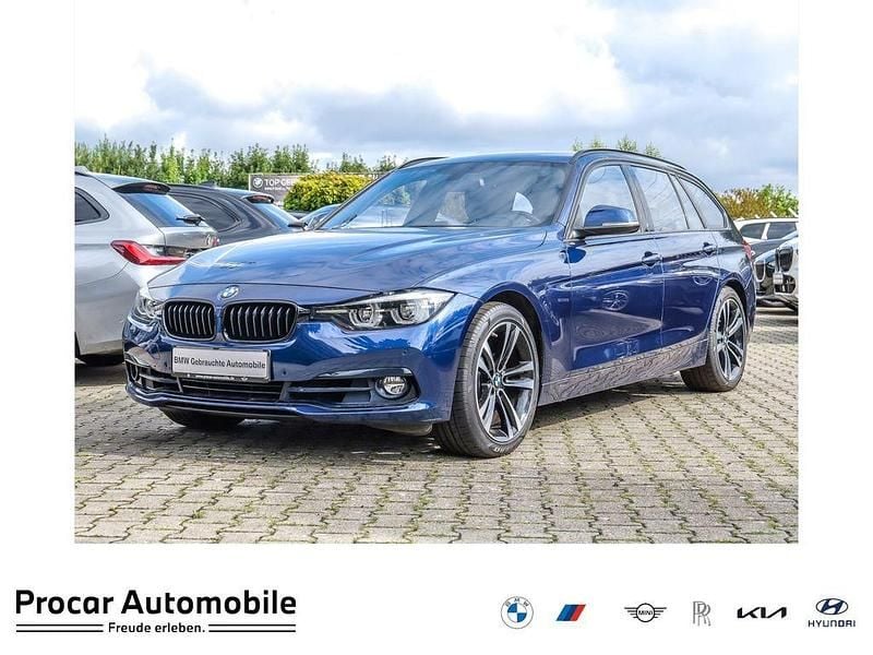 Blau Gebraucht 2018 BMW 320 Sport Line Kombi | 20.440 € (Fairer Preis) - Bild 1/4