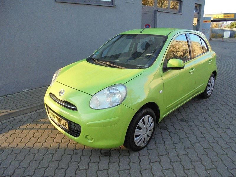 Grün Gebraucht 2011 Nissan Micra Acenta Limousine | 6.650 € - Bild 1/4