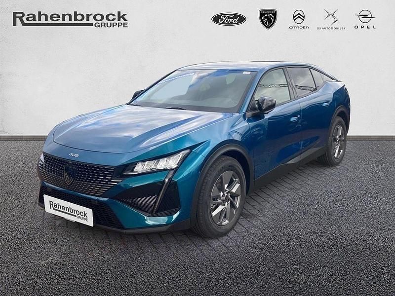Neu Peugeot 408 Allure 144 PS (105 kW) 2025 Obsession blau Limousine
