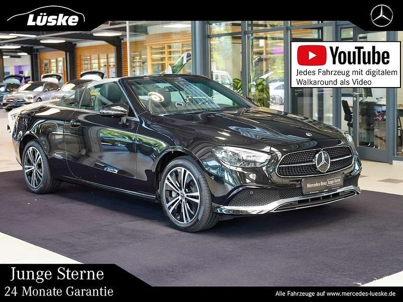 Obsidianschwarz Gebraucht 2020 Mercedes E450 Cabrio | 49.900 € (Teuer) - Bild 1/4