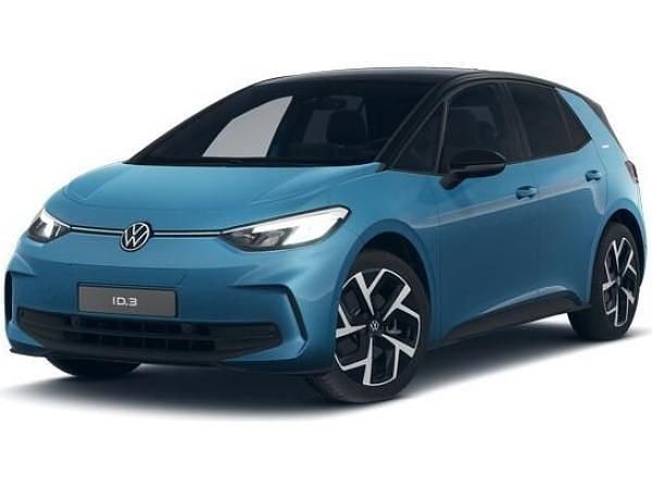 Blau (costa azul metallic schwarz) Neu 2025 VW ID.3 Pure Kleinwagen | 34.495 € (Guter Preis) - Bild 1/4