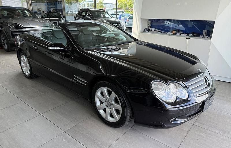 Schwarz Gebraucht 2002 Mercedes SL500 Cabrio | 20.490 € (Superpreis) - Bild 1/4