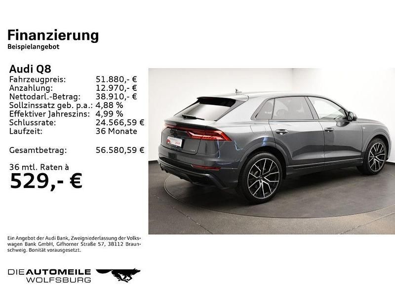 Gebraucht Audi Q8 Ambiente 286 PS (210 kW) 2018 Daytonagrau perleffekt SUV