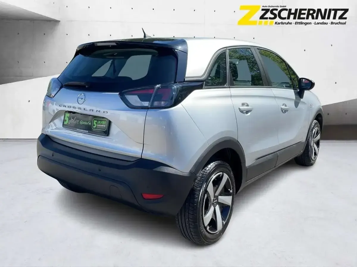 Gebraucht Opel Crossland X Enjoy 110 PS (80 kW) 2024 Lackierung aluminiumgrau/meta SUV