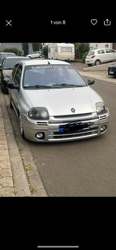 Silber Gebraucht 2000 Renault Clio II R.S. Kleinwagen | 4.899 € (Guter Preis) - Bild 1/4