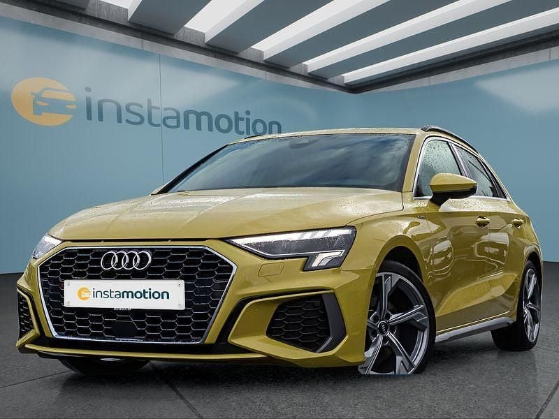 Gelb Gebraucht 2020 Audi A3 Sportback Kleinwagen | 20.949 € (Fairer Preis) - Bild 1/4