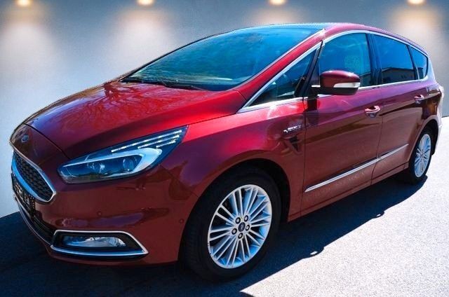 Ruby rot metallic Gebraucht 2019 Ford S-MAX Vignale Van / Kleinbus | 21.999 € (Etwas zu teuer) - Bild 1/4