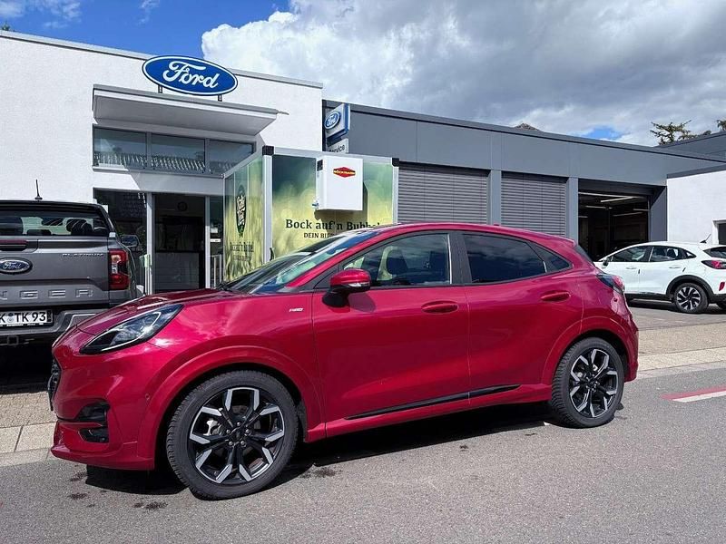 Lucidrot metallic Gebraucht 2020 Ford Puma Gen-E ST-Line X Kleinwagen | 22.990 € (Teuer) - Bild 1/4