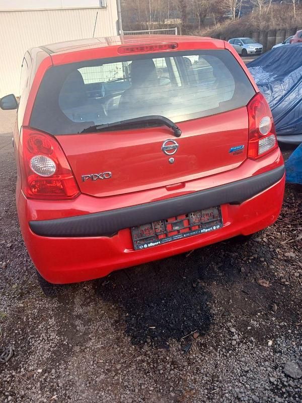 Gebraucht Nissan Pixo 2009 Rot Kleinwagen