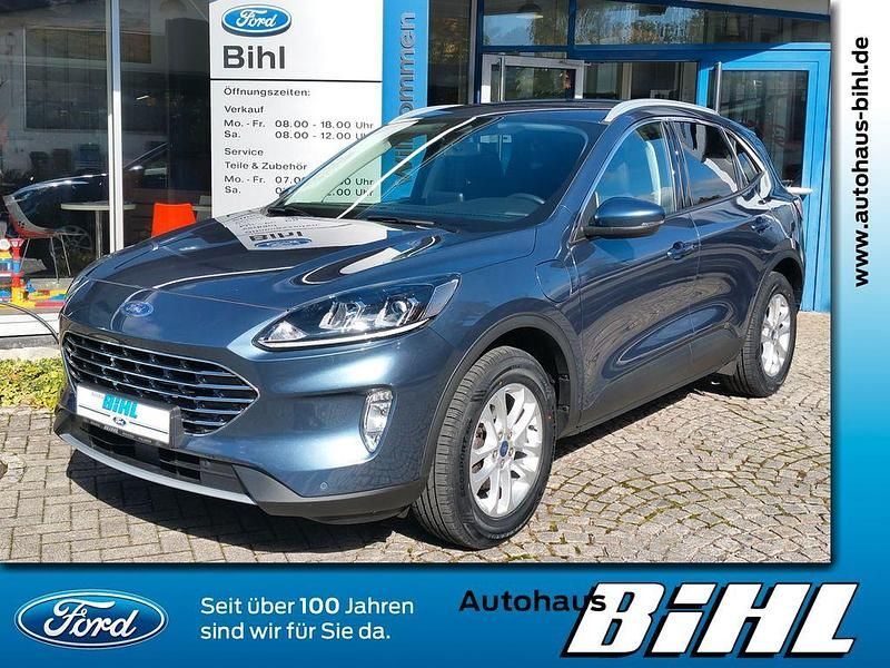 Blau Gebraucht 2021 Ford Kuga Titanium SUV | 21.890 € (Guter Preis) - Bild 1/4