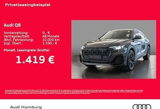 Neu Audi Q8 Ambiente 286 PS (210 kW) 2025 Grau SUV