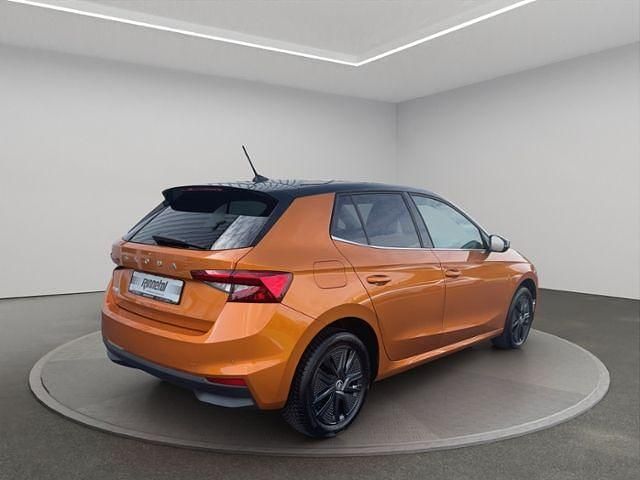 Gebraucht Skoda Fabia Style 110 PS (80 kW) 2022 Phoenixorange metallic Kleinwagen
