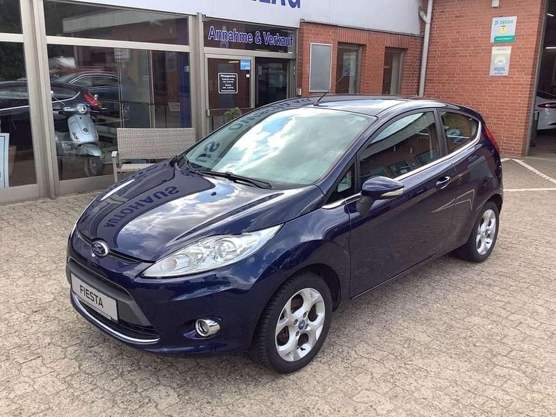 Ink blue (metallic) Gebraucht 2011 Ford Fiesta Titanium Kleinwagen | 4.990 € (Etwas zu teuer) - Bild 1/4