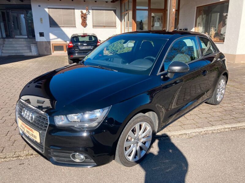 Brillantschwarz Gebraucht 2011 Audi A1 Attraction Kleinwagen | 5.999 € (Guter Preis) - Bild 1/4