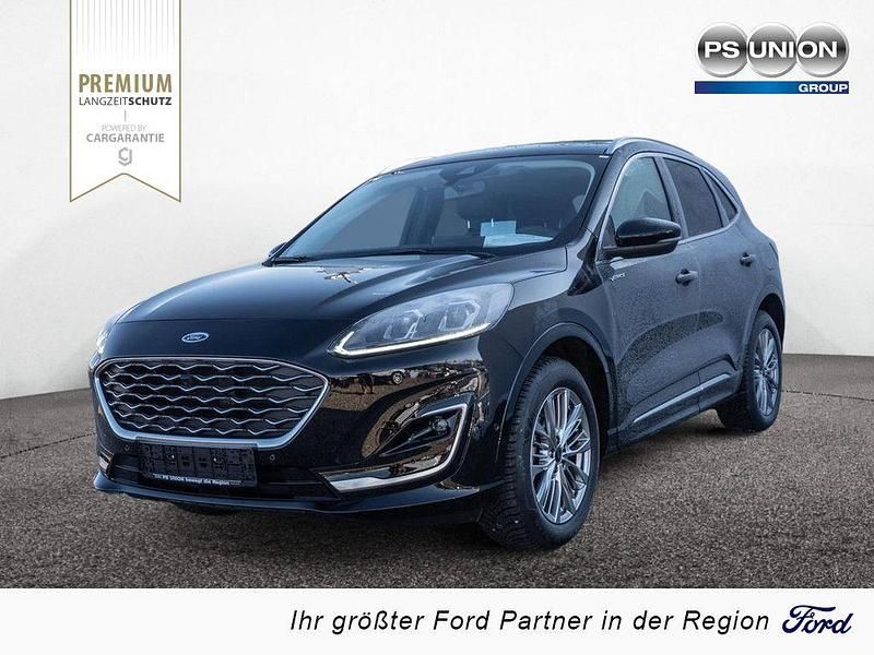 Schwarz / obsidianschwarz (metallic) Gebraucht 2024 Ford Kuga Vignale SUV | 34.440 € (Teuer) - Bild 1/4