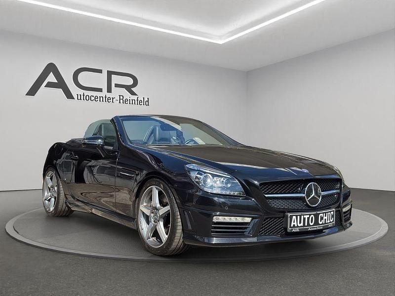 Obsidianschwarz Gebraucht 2013 Mercedes SLK55 AMG AMG Cabrio | 34.990 € (Fairer Preis) - Bild 1/4
