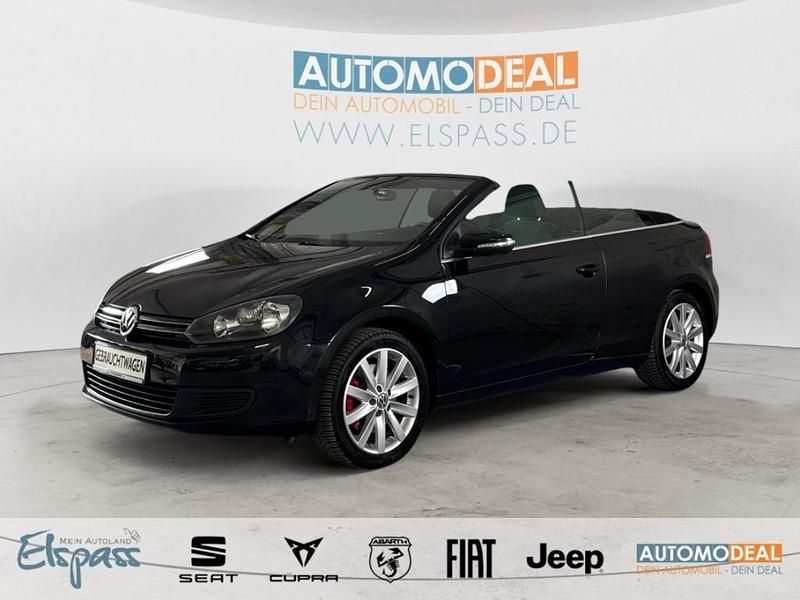 Schwarz Gebraucht 2012 VW Golf Cabriolet Cabrio | 11.289 € (Etwas zu teuer) - Bild 1/4