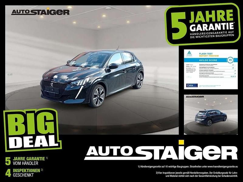 Lackierung schwarz perla nera/ Gebraucht 2022 Peugeot e-208 GT Kleinwagen | 16.999 € (Guter Preis) - Bild 1/3